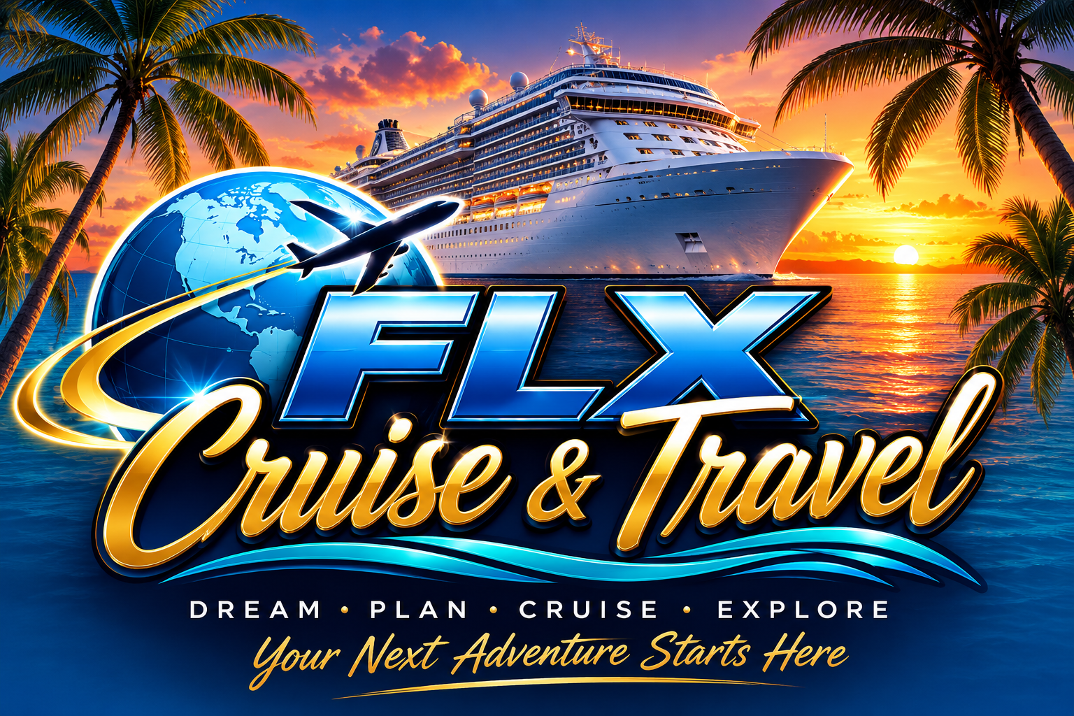 FLX Cruise and Travel logo